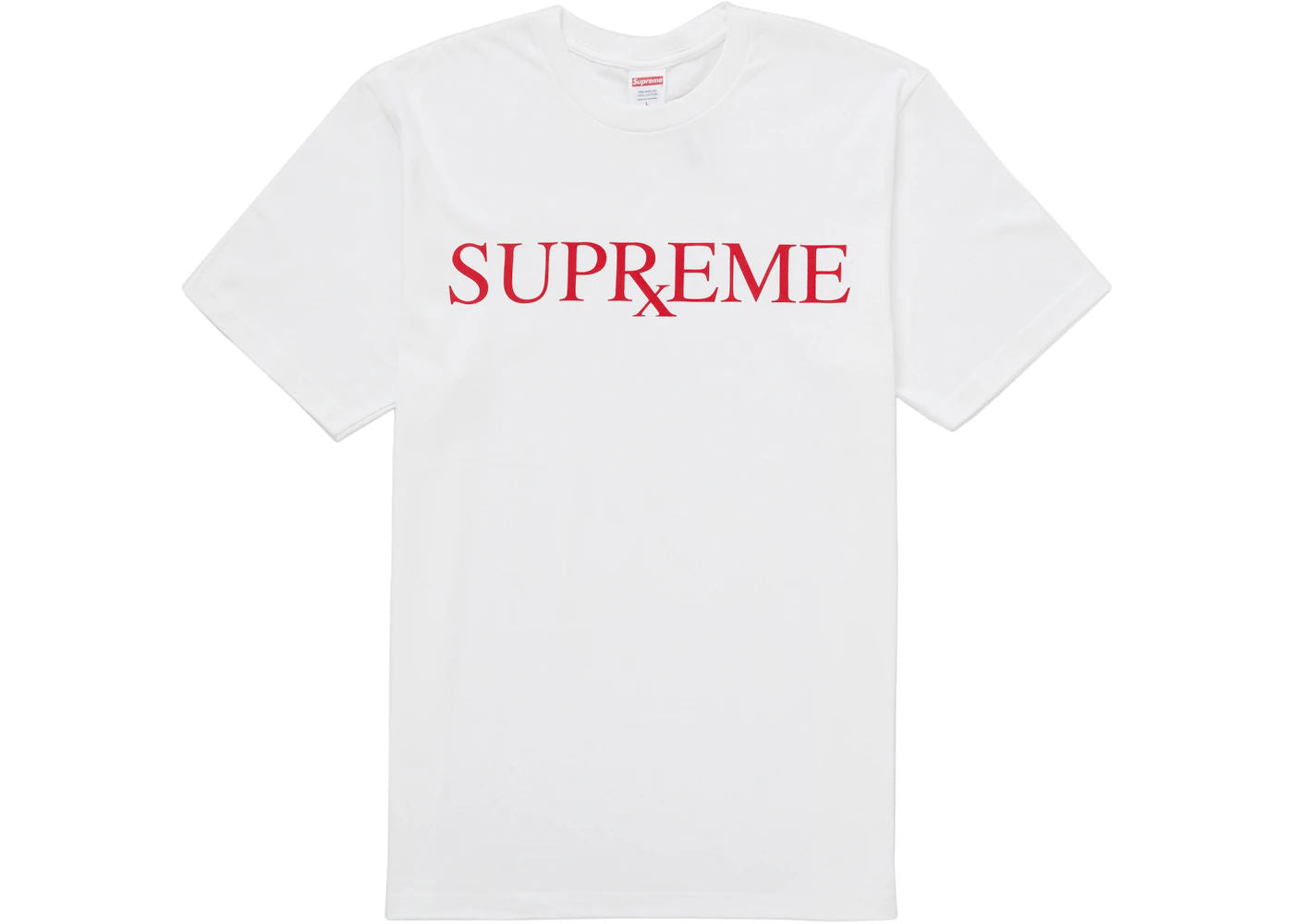 Supreme RX Tee White - Used/Worn