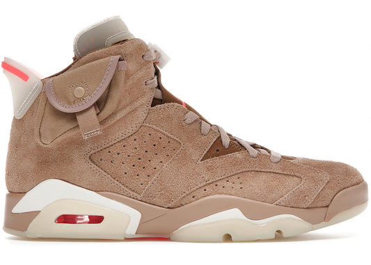 Jordan 6 Retro Travis Scott British Khaki Size 8.5 - Like New