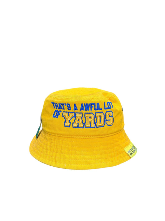 Awful lot of cough syrup yellow bucket hat