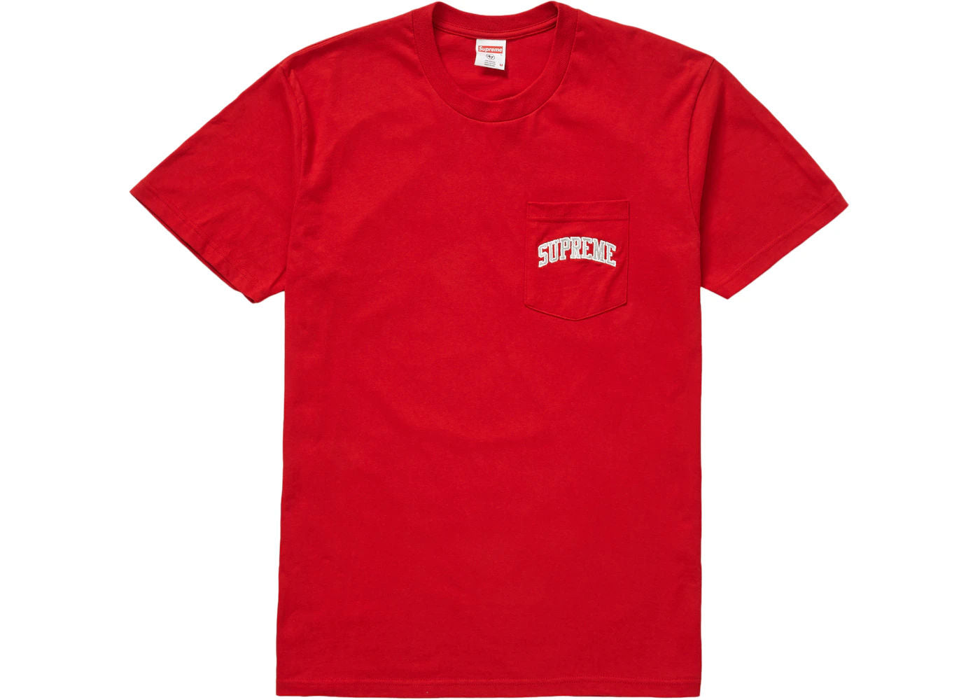 Supreme NFL x Raiders x '47 Pocket Tee Red - Used/Worn