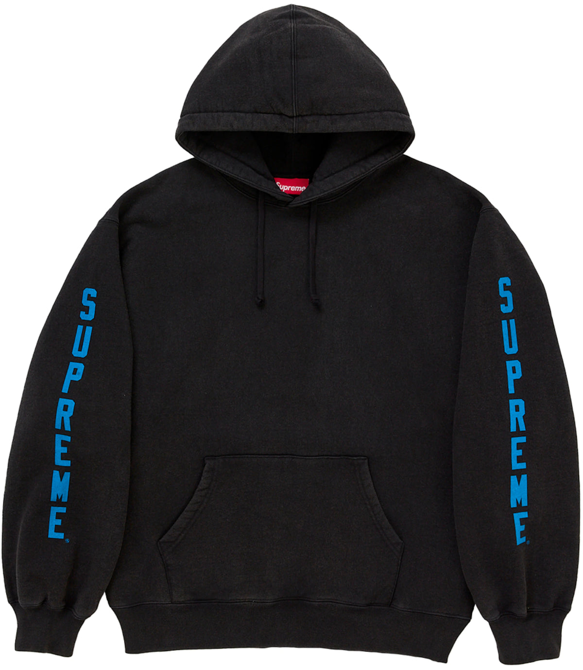 Supreme Washed Logo Hooded Sweatshirt