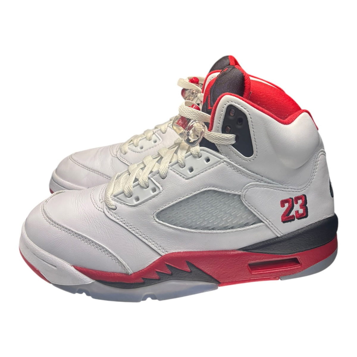 Jordan 5 Retro Fire Red Black Tongue (2025)