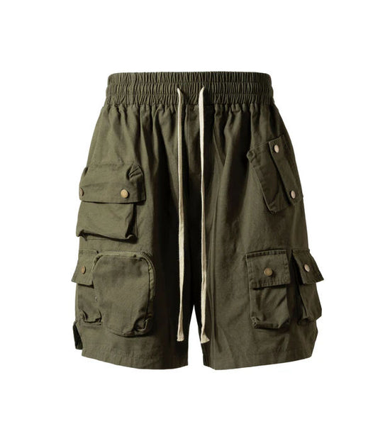 undevloped olive cargo shorts