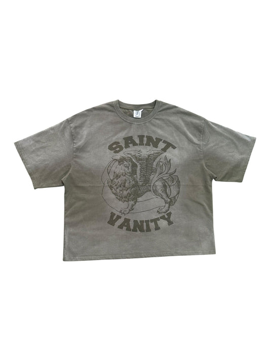 Saint Vanity Olive Griffin T- Shirt - Like New