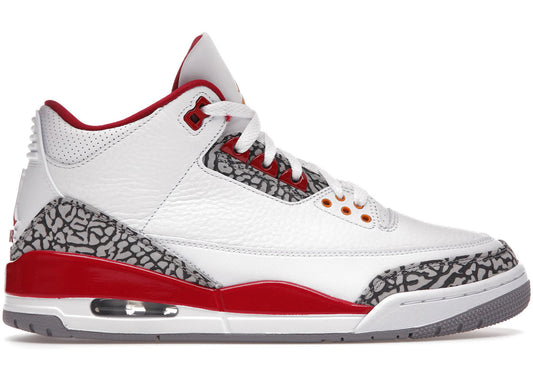 Jordan 3 Retro Cardinal Red Size 10.5 - Used/Worn