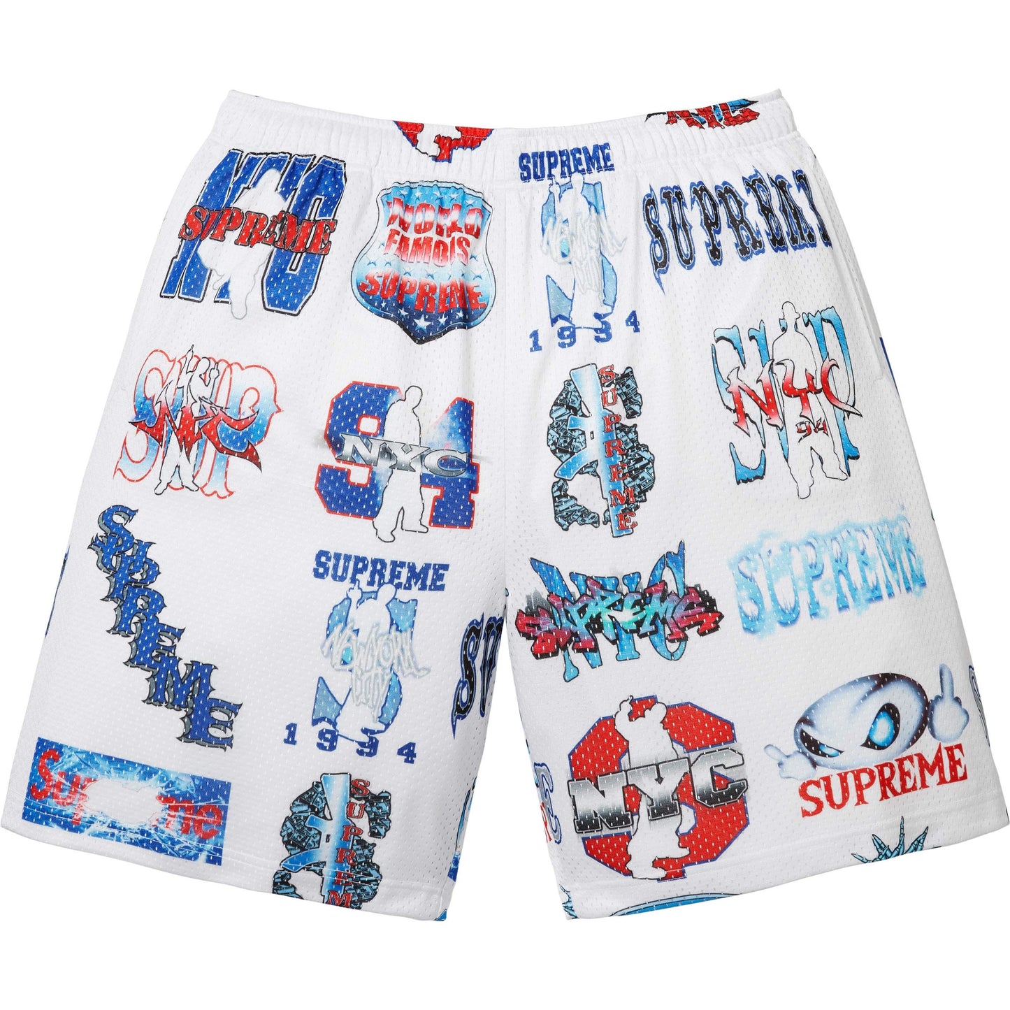 Supreme Flash Mesh Short White - new with tags