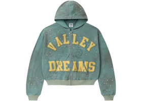 Vale Forever Bank Zip Up Hoodie Dark Mint - new with tags