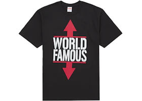 Supreme World Famous Tee Black
