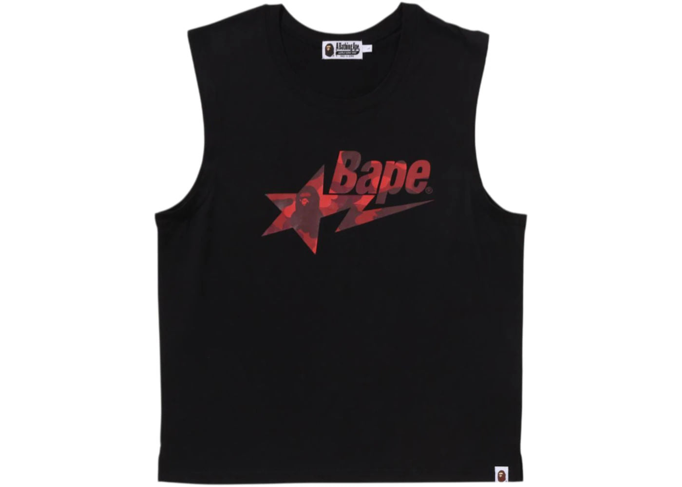 BAPE Color Camo Bape Sta Tank Top Black - new with tags