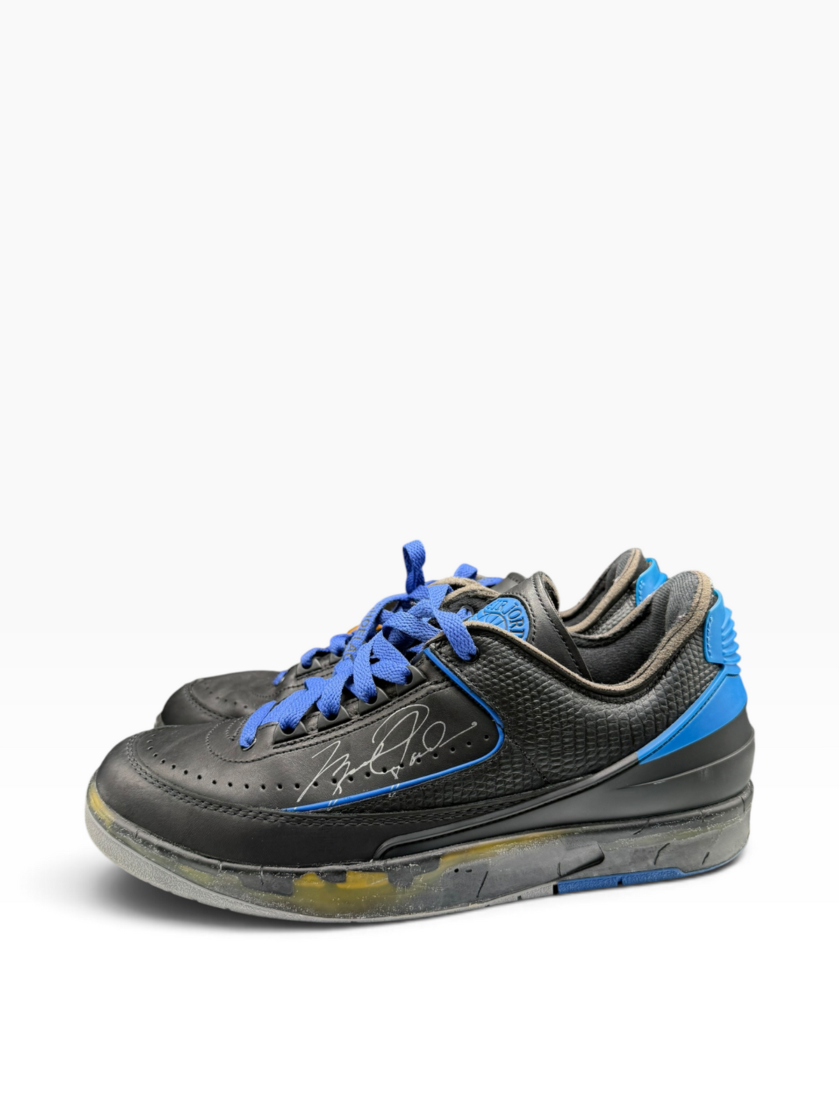Jordan 2 Retro Low SP Off-White Black Blue