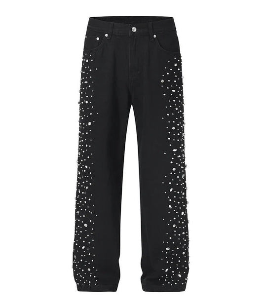 undeveloped noir gem stone denim