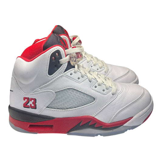 Jordan 5 Retro Fire Red Black Tongue (2025)