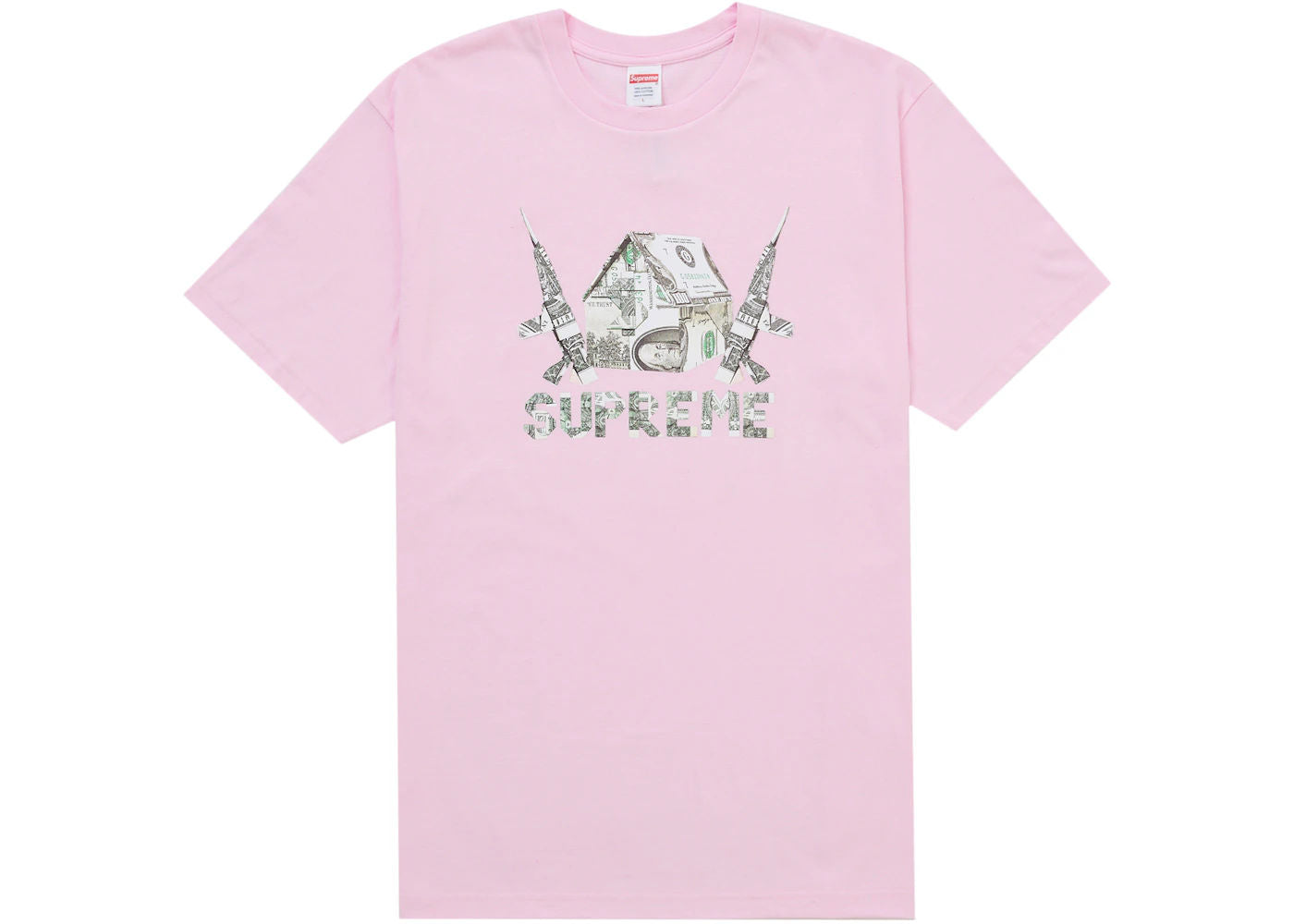 Supreme Origami Tee Light Pink