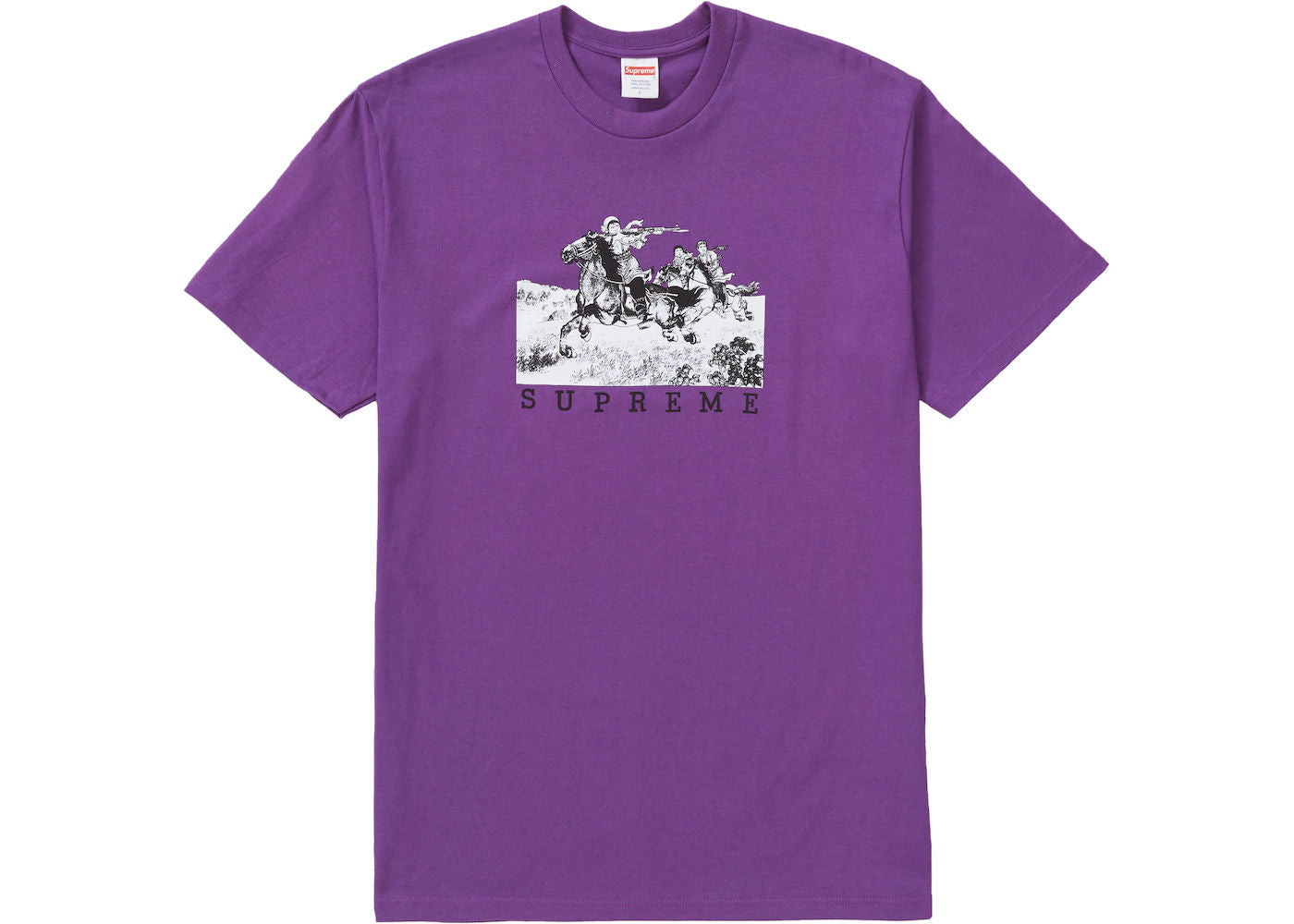 Supreme Riders Tee Purple - Used/Worn