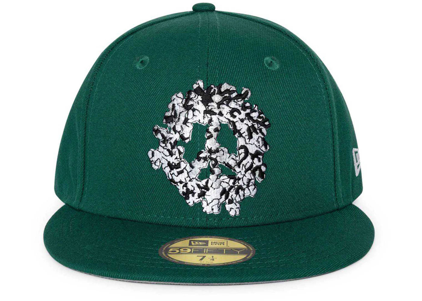 Denim Tears x New Era Peace 59Fifty Fitted Hat Green - Used/Worn