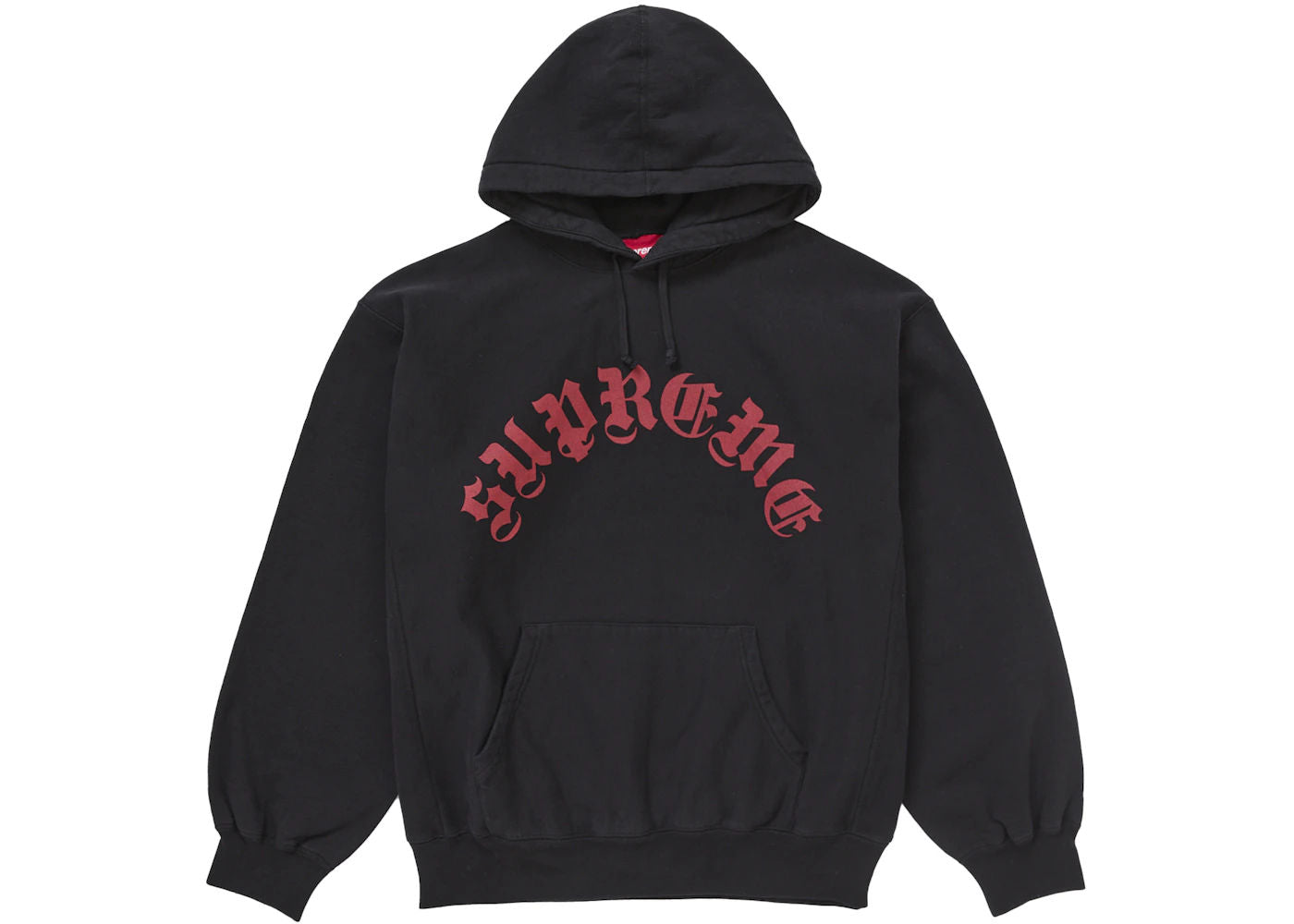 Supreme Printed Arc Hooded Sweatshirt Black