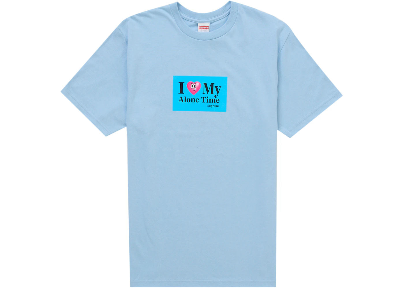 Supreme Alone Time Tee Powder Blue