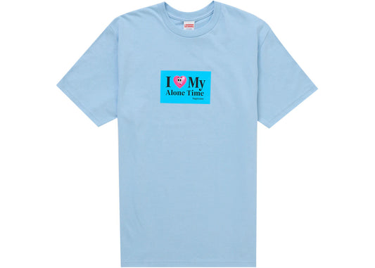 Supreme Alone Time Tee Powder Blue - new with tags