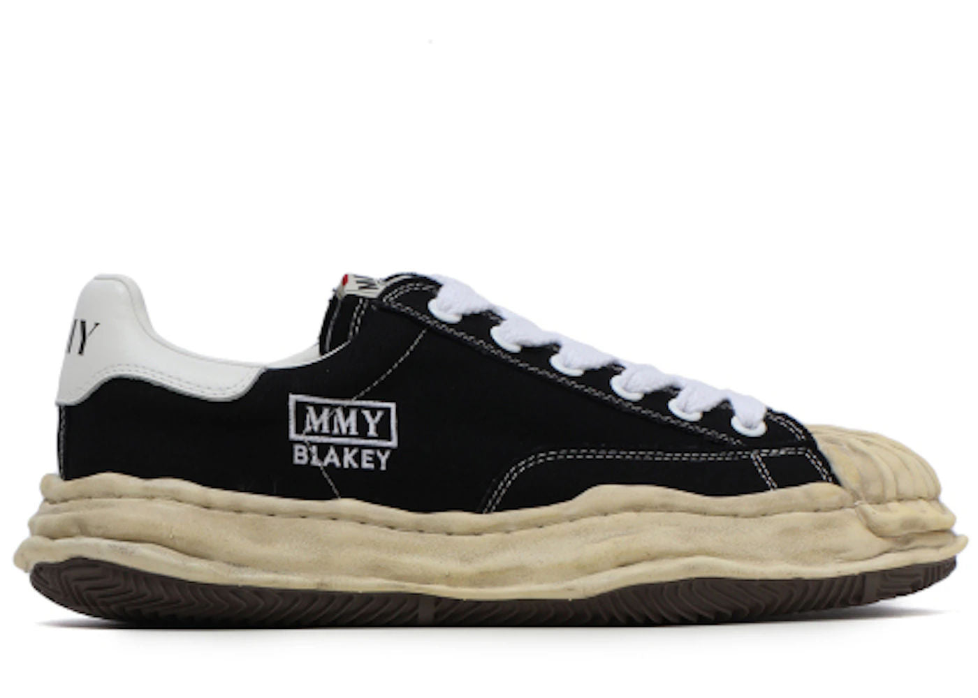 Maison Mihara Yasuhiro Blakey OG Dyed Sole Black White size 10 - Used/Worn