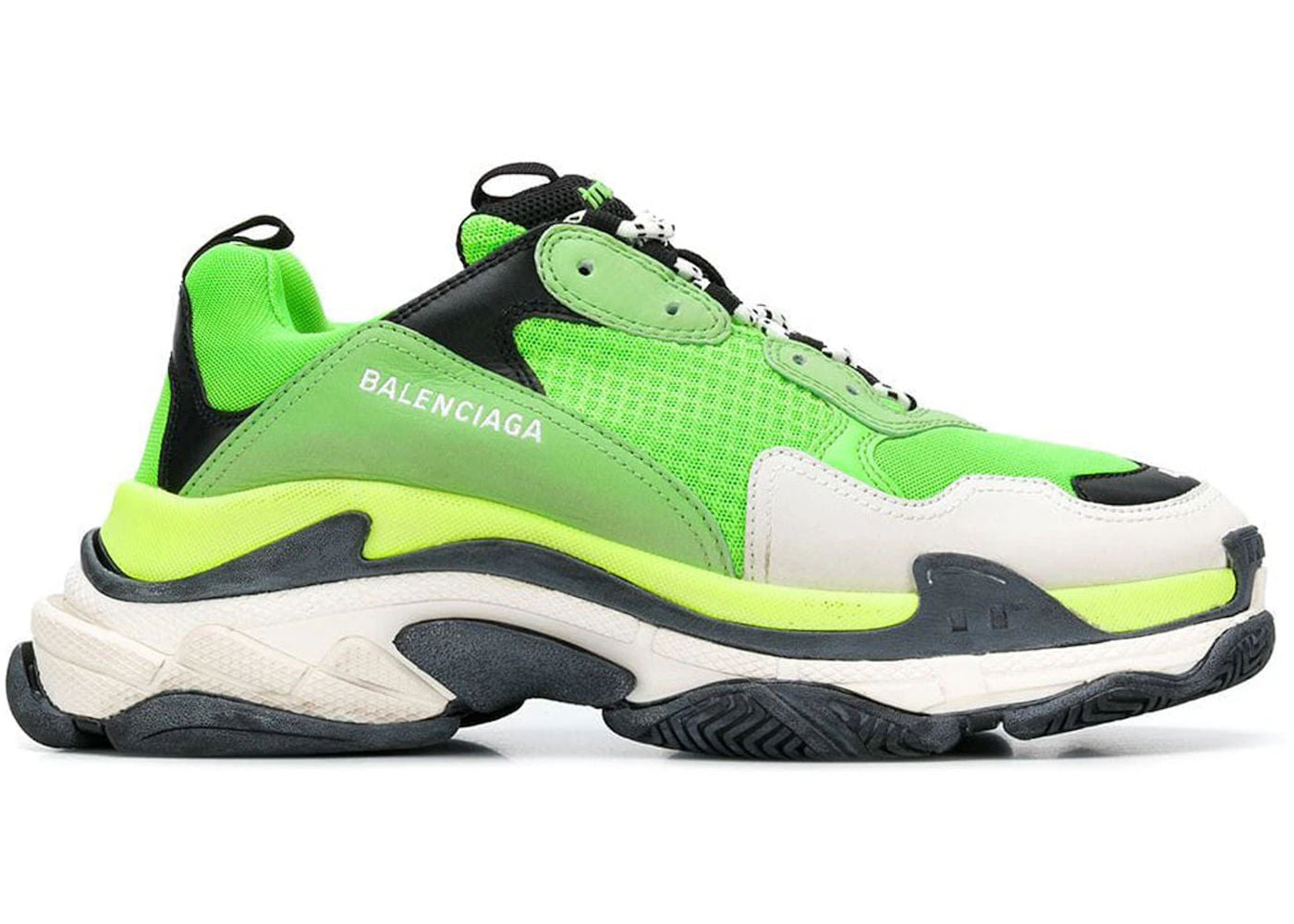 Balenciaga Triple S Lime Green - Used/Worn