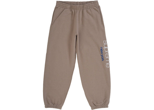 Supreme Classic Logo Sweatpant Taupe - new with tags