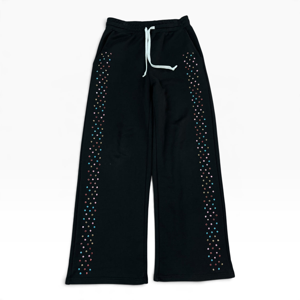 Azva studios crystal sweatpants black