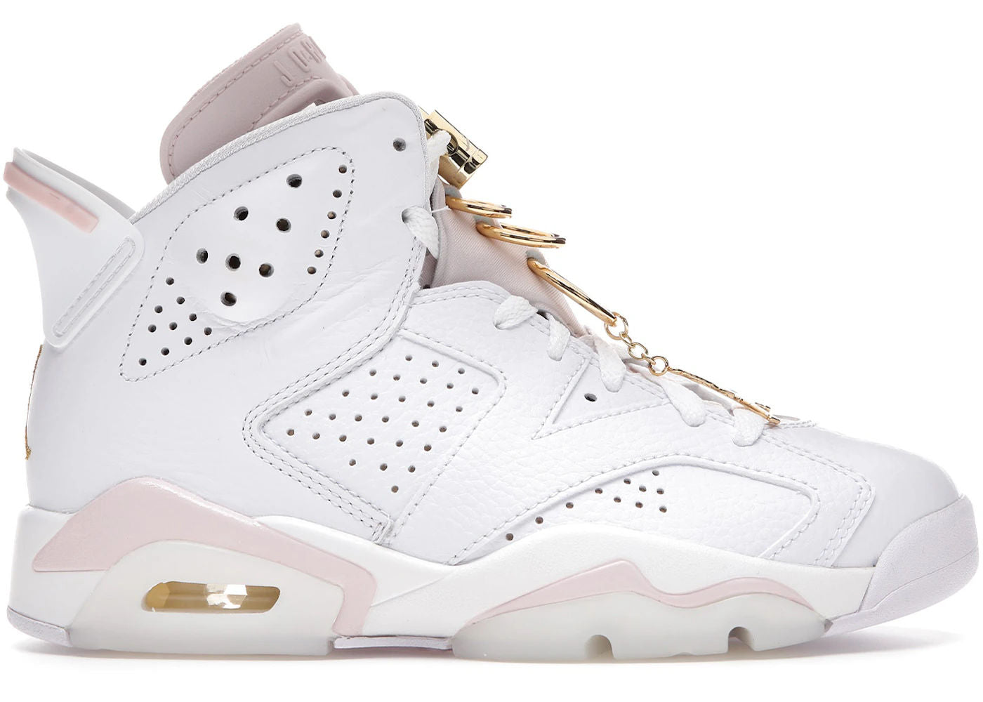 Jordan 6 Retro Gold Hoops (Women's) szie 6.5M - Used/Worn