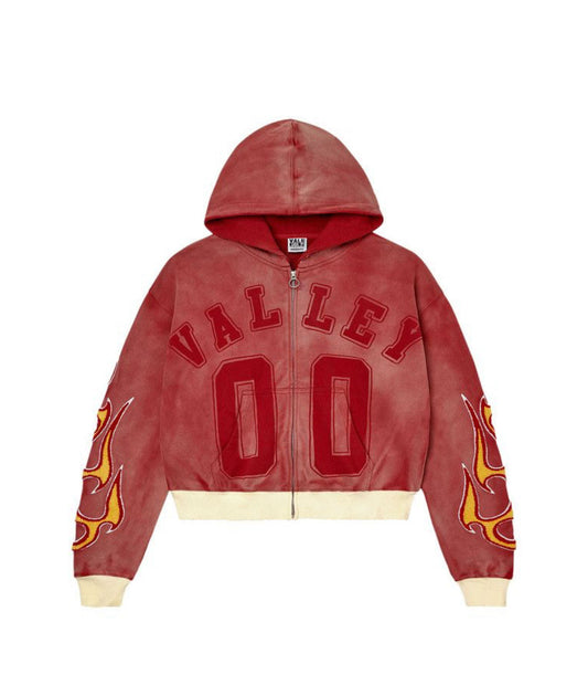 Vale Forever Chimera Zip Up Red