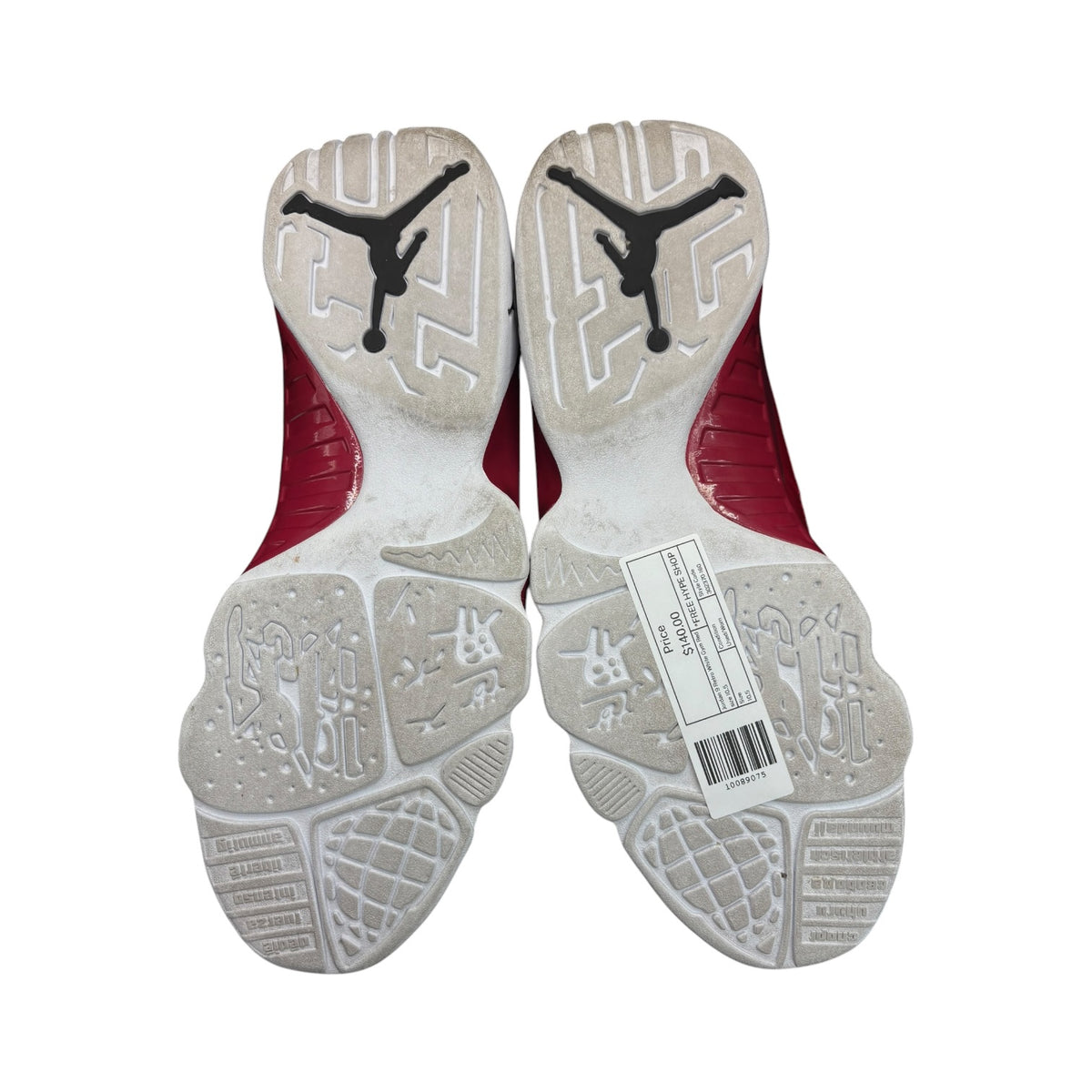 Jordan 9 Retro White Gym Red