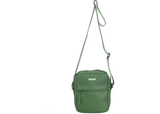 Supreme Leather Shoulder Bag (FW24) Green