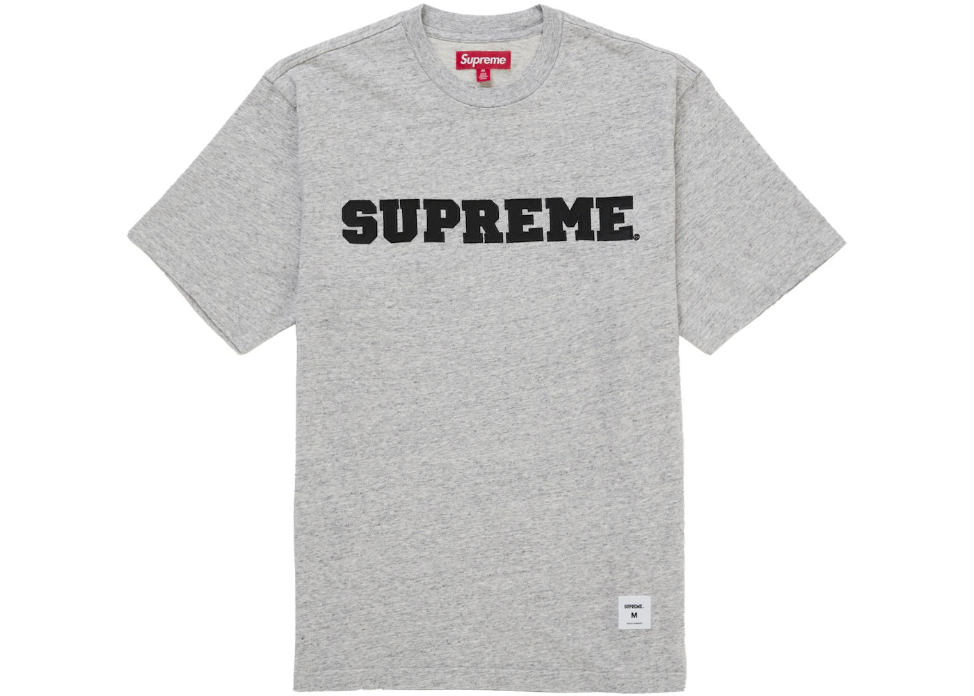 Supreme Collegiate Appliqué S/S Top Grey