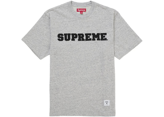 Supreme Collegiate Appliqué S/S Top Grey