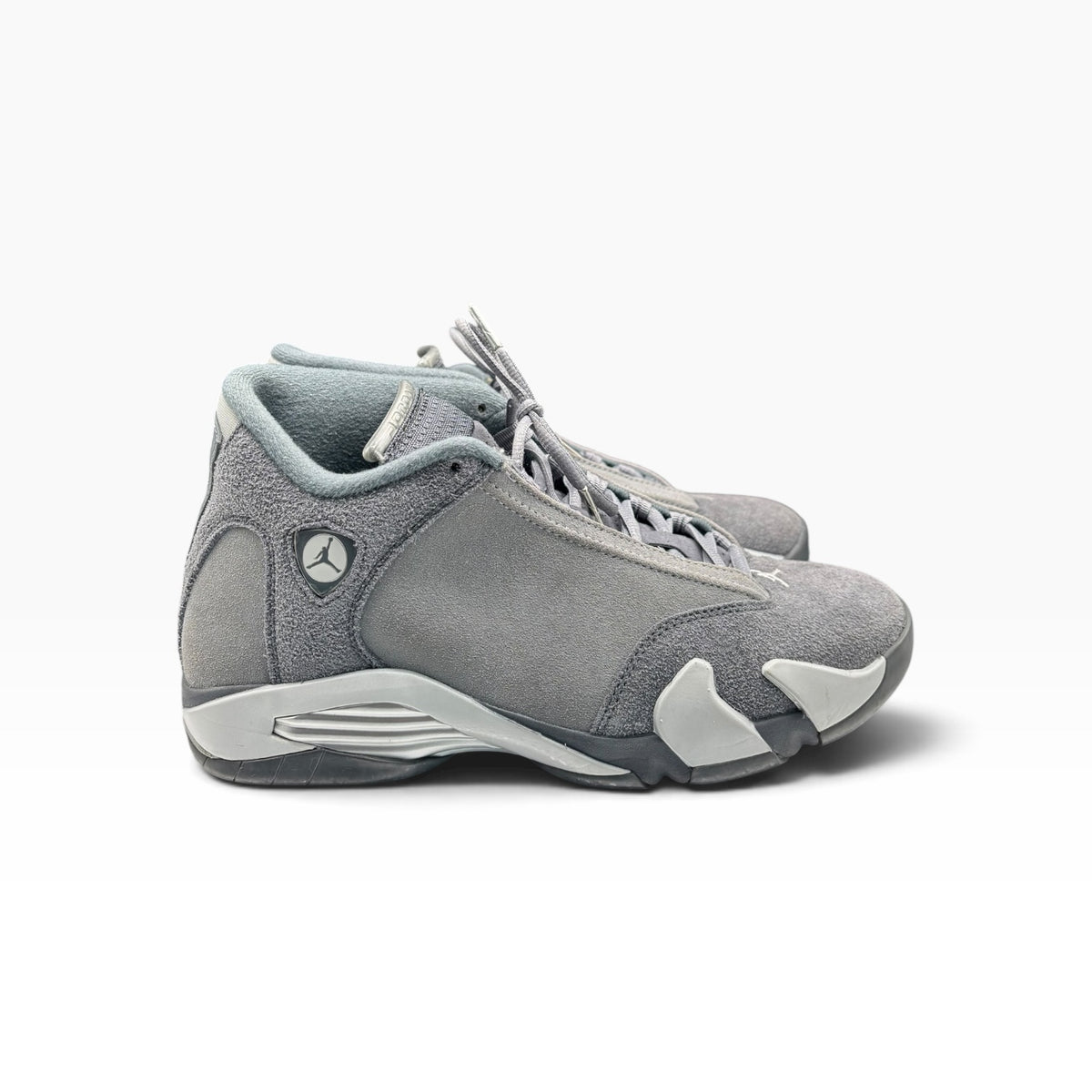 Jordan 14 Retro Wolf Grey used size 9