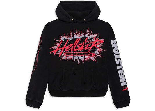 Hellstar Sports Future Flame Hoodie Black - Used/Worn