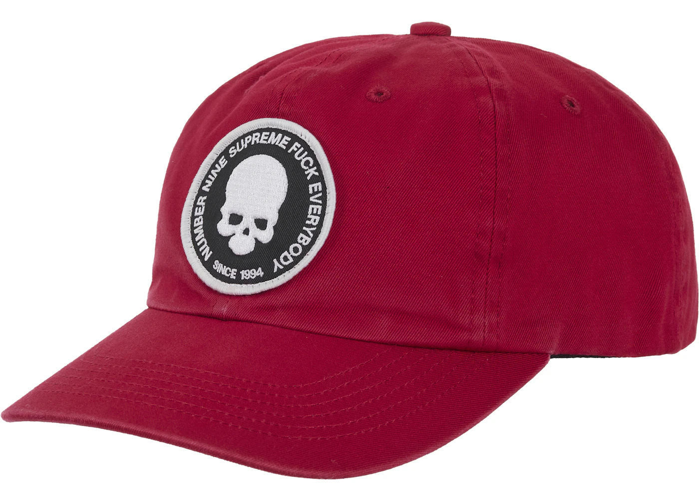 Supreme Number (N)ine 6-Panel Red - Used/Worn