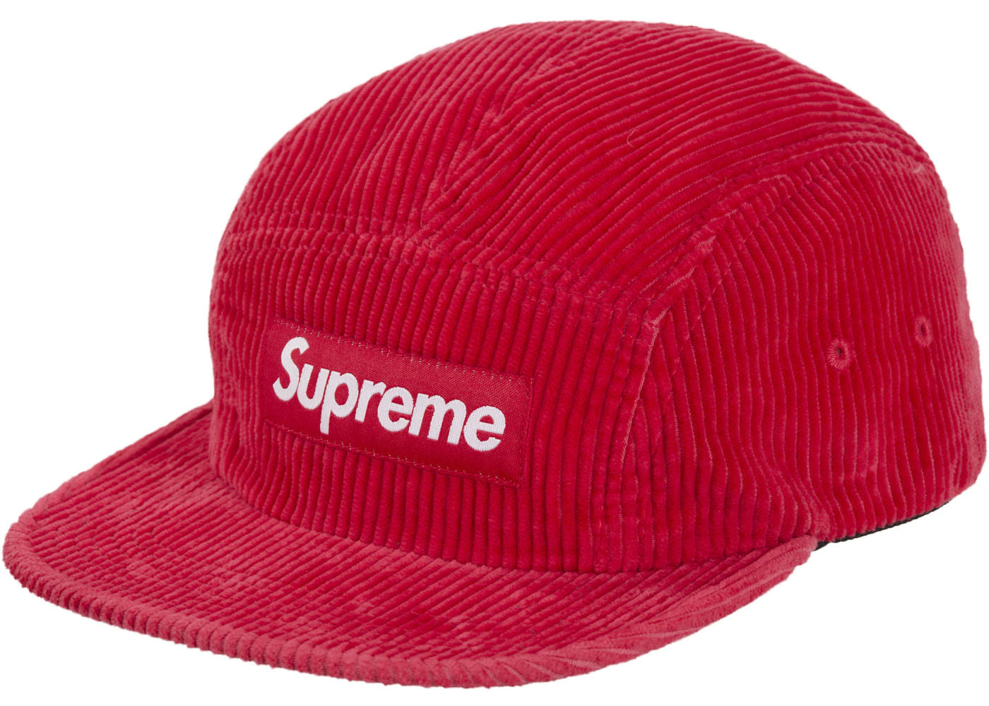 Supreme Corduroy Camp Cap (FW24) Red