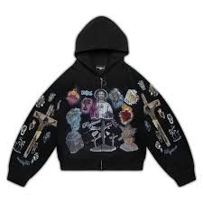 We Are Righteous Black Ultimate Sacrifice Thermal Zip Up - new with tags