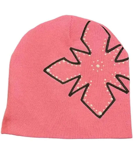 We Are Righteous Pink Pearl Logo Beanie