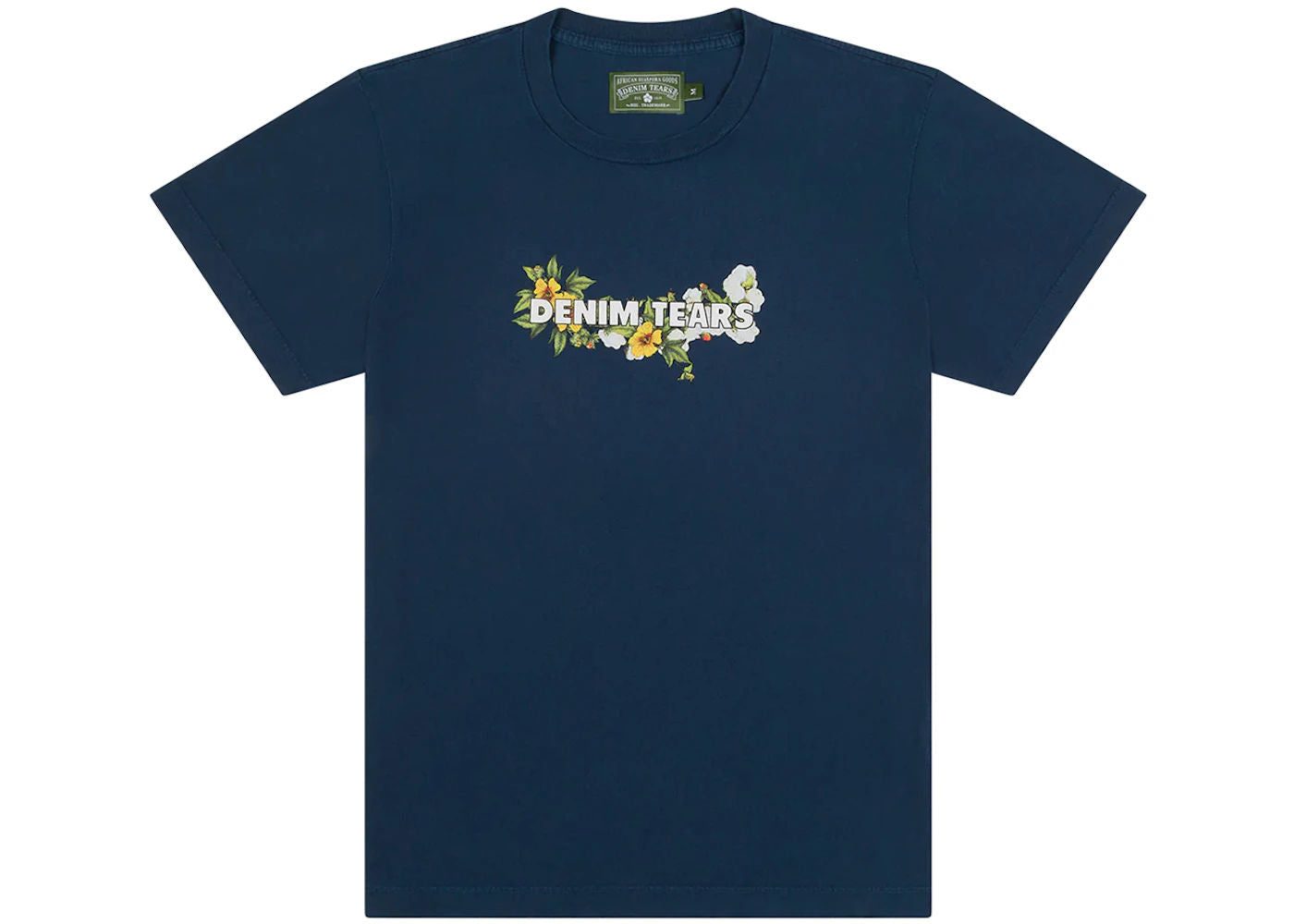 Denim Tears Logo Tee Navy