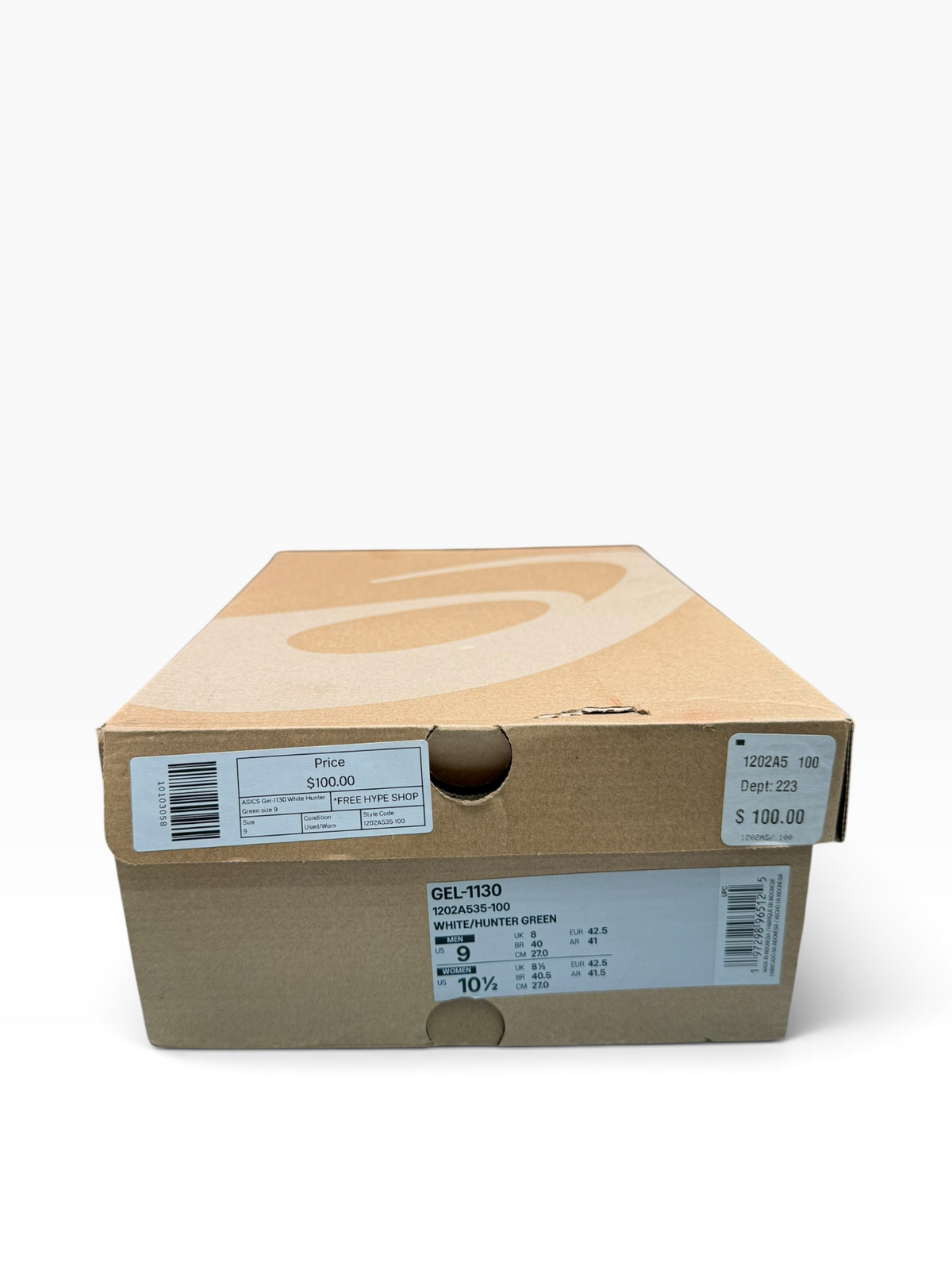 ASICS Gel-1130 White Hunter Green (Women's)