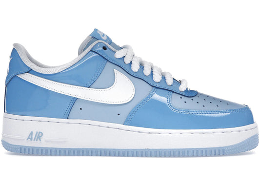 Nike Air Force 1 Low '07 LV8 Phychic Blue White Patent - New with box
