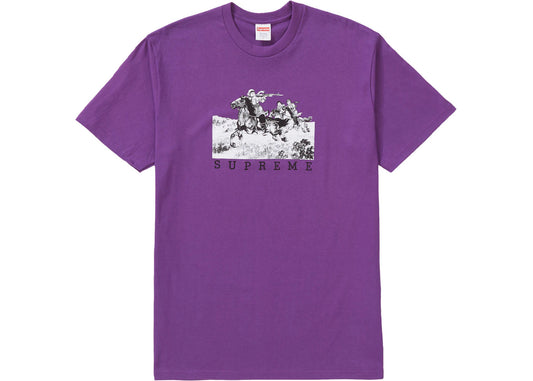 Supreme Riders Tee Purple - Used/Worn